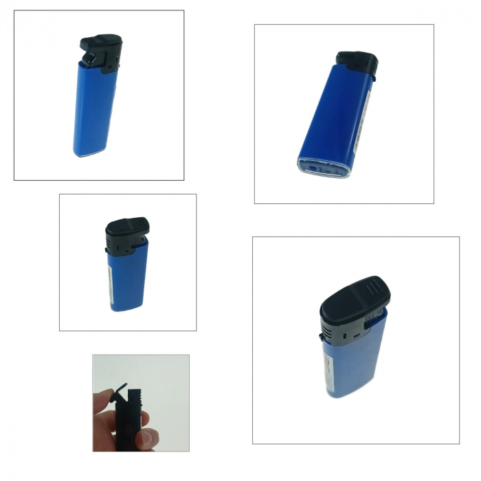 Bricheta antivant, de buzunar, BRFA00064 Blue, 81 x 27 x 12 mm, flacara reglabila, albastra [3]