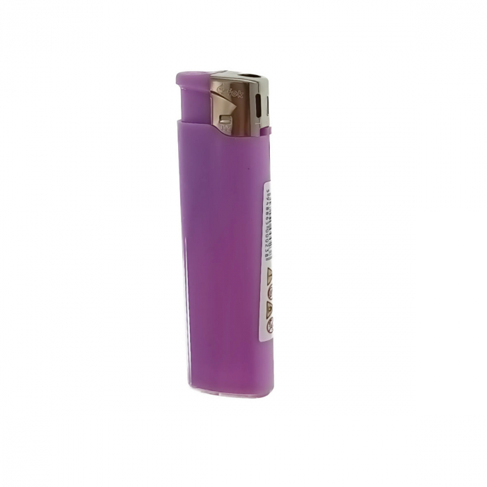 Bricheta clasica de buzunar, BRF00023 Purple, 83 x 27 x 13 mm, flacara reglabila, mov [4]
