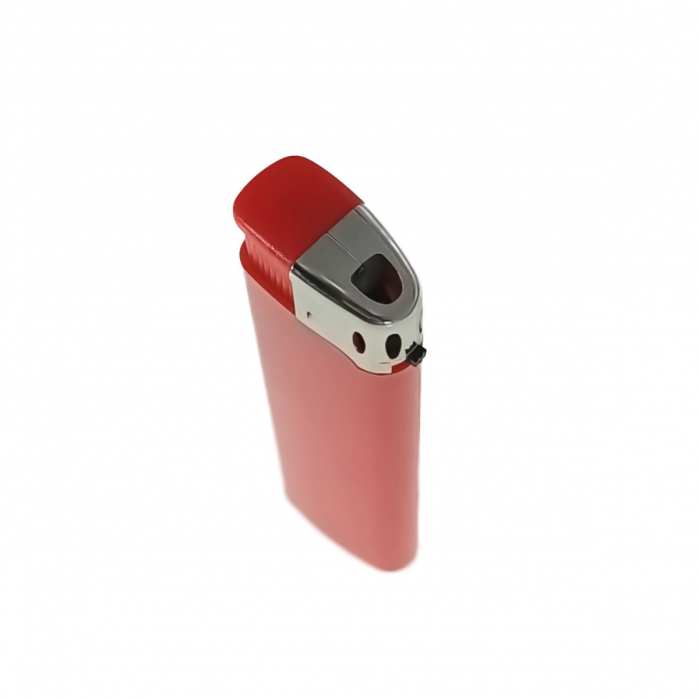 Bricheta clasica de buzunar, BRF00023 Red, 83 x 27 x 13 mm, flacara reglabila, rosie [2]