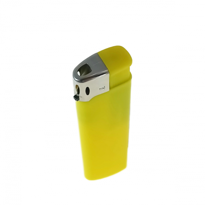 Bricheta clasica de buzunar, BRF00023 Yellow, 83 x 27 x 13 mm, flacara reglabila, galbena [2]