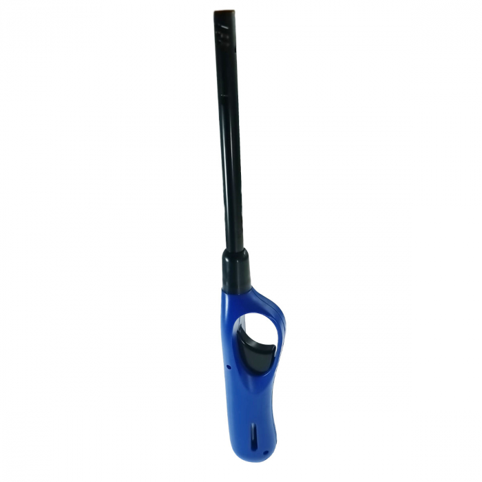 Bricheta cu gaz, BRB00047 Blue, reincarcabila, pentru aprins focul, albastra [5]