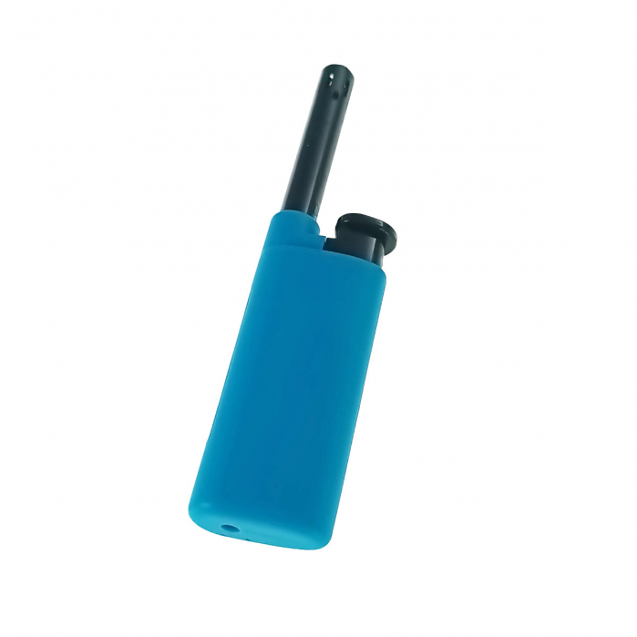 Bricheta cu gaz, BRC00026 Blue, reincarcabila, pentru aprins focul, albastra [2]