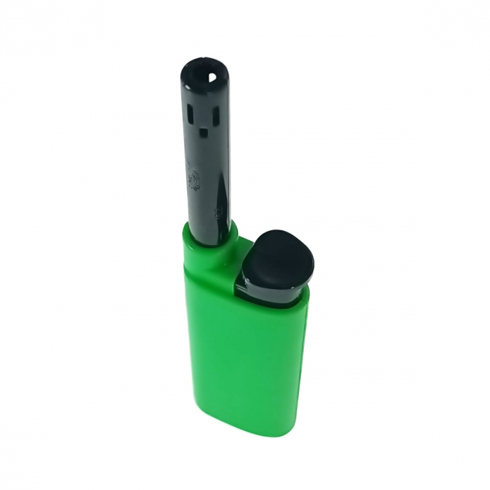 Bricheta cu gaz, BRC00026 Green, reincarcabila, pentru aprins focul, verde [1]