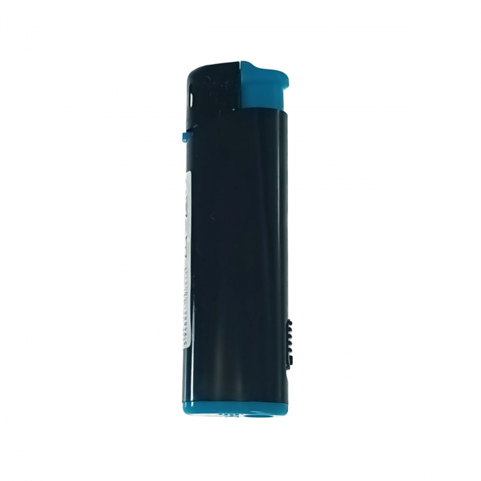 Bricheta cu LED, de buzunar, BRFL00051 Blue, 81 x 25 x 10 mm, flacara reglabila, neagra cu albastru [2]