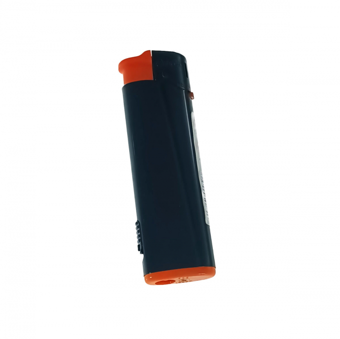 Bricheta cu LED, de buzunar, BRFL00051 Orange, 81 x 25 x 10 mm, flacara reglabila, neagra cu portocaliu [2]