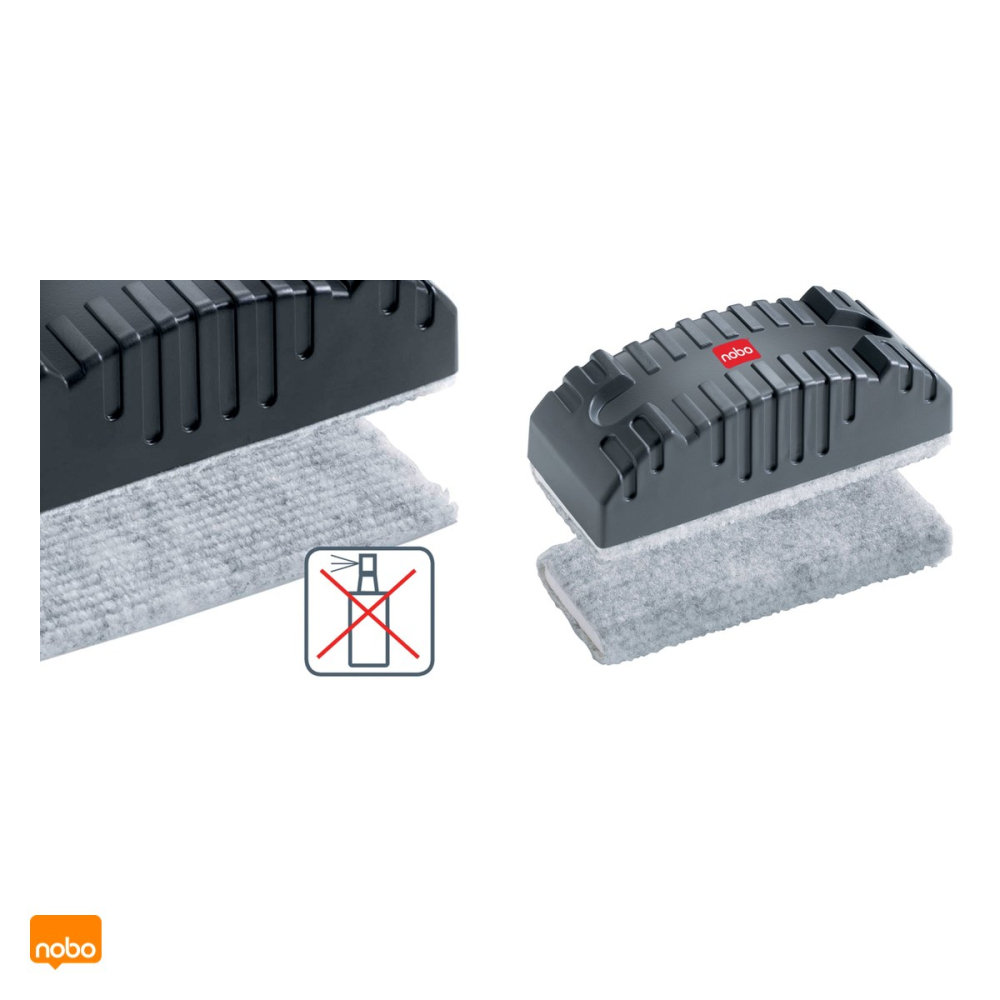 Burete magnetic Nobo, cu rezerve detasabile, negru, 91x211x53 mm [4]