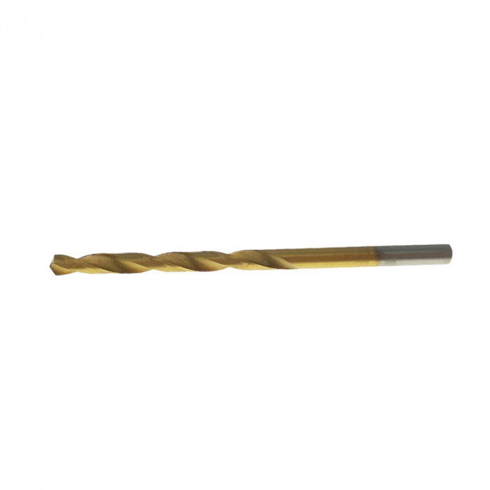 Burghiu HSS Titan, DIN 338, pentru metal, de 4 mm X 74mm, Flores F-12146 [5]