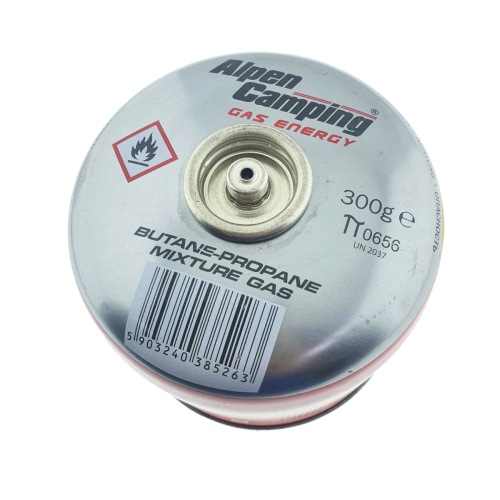 Butelie Gaz Camping Alpen 300 G cu Filet, pentru Incalzire si Gatit la Camping si Drumetii [4]