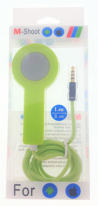 Buton comanda cu cablu jack [BCS02] 1m pentru android si iOS - BCS02 [5]