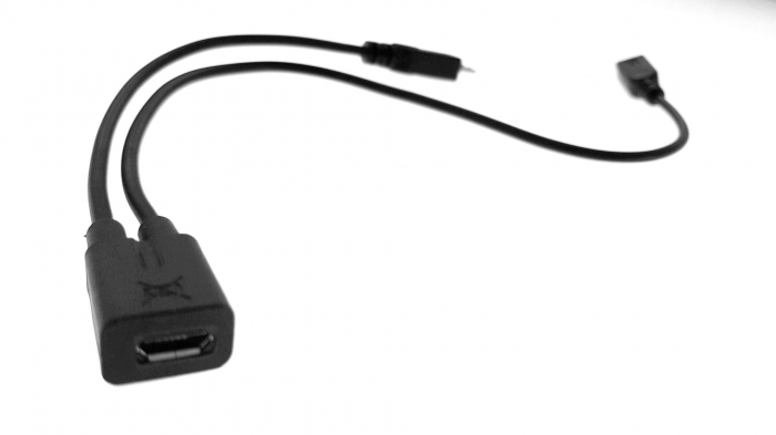 Cablu Adaptor Adisc micro USB F la 2x microUSB M - CAM2MU [2]