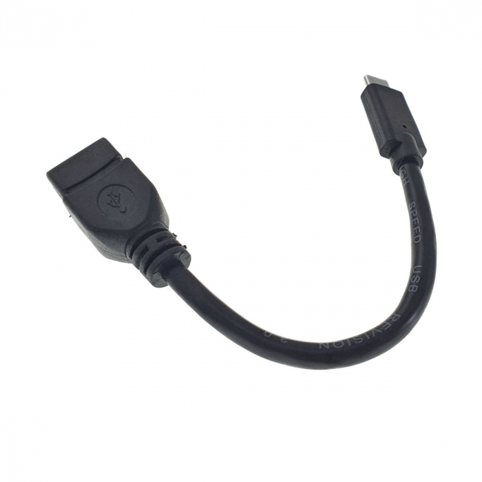 Cablu Adaptor OTG Gembird, USB 3.0 Type-C (T) la USB 3.0 (M), 20cm, Negru, A-OTG-CMAF3-01 [3]
