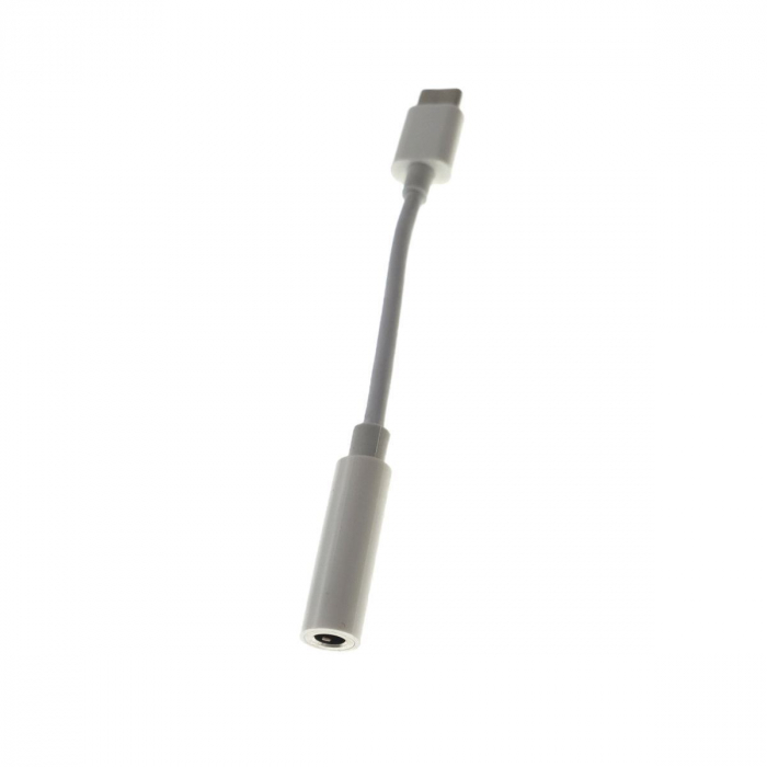 Cablu adaptor Tip C la jack 3.5mm, AC10TC, alb [2]