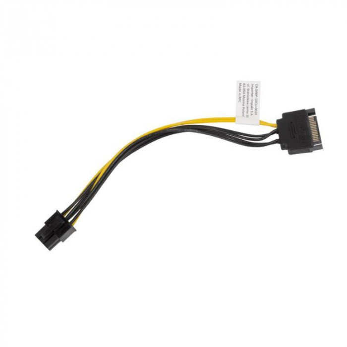 Cablu alimentare SATA 15 pini la PCI Express 6 pini,20 cm,Lanberg [3]