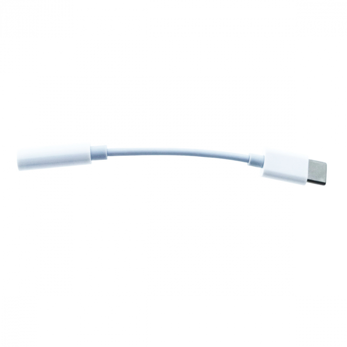Adaptor audio Platinet USB-C la 3.5mm, Alb [1]