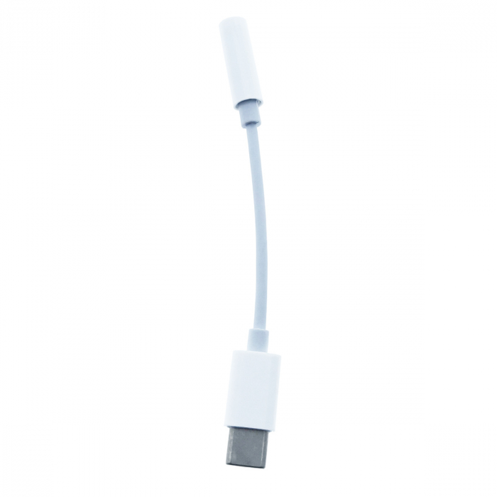 Adaptor audio Platinet USB-C la 3.5mm, Alb [2]