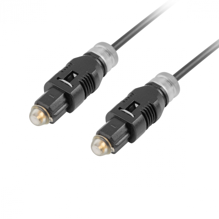 Cablu audio optic 1m, Lanberg, CA-TOSL-10CC-0010-BK [2]