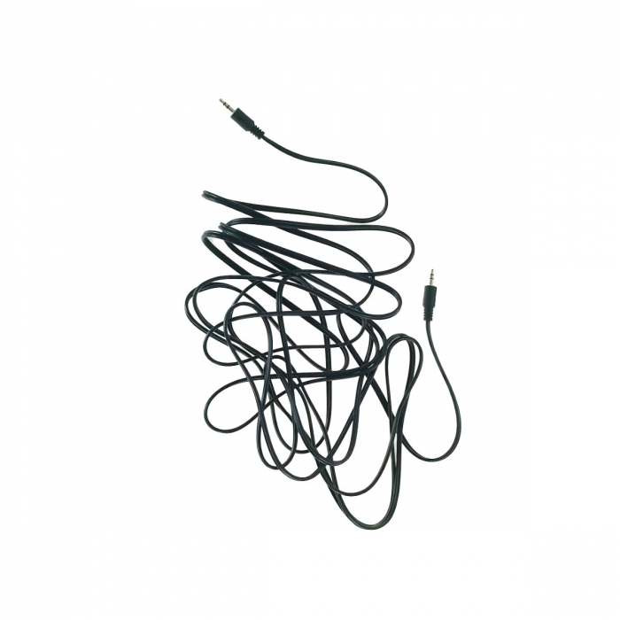 Cablu audio stereo, Cablexpert 02676, cu conector jack 3.5mm tata la jack 3.5mm tata, lungime 5m, negru [2]