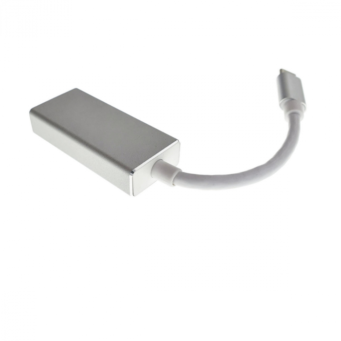 Cablu convertor digital cu adaptor de la USB 3.1 tip C tata la Displayport (DP) mama, rezolutie video UHD (4K) [5]
