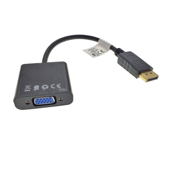 Pachet 2 x Adaptor digital, Display port-VGA, AD-0002-BK [2]