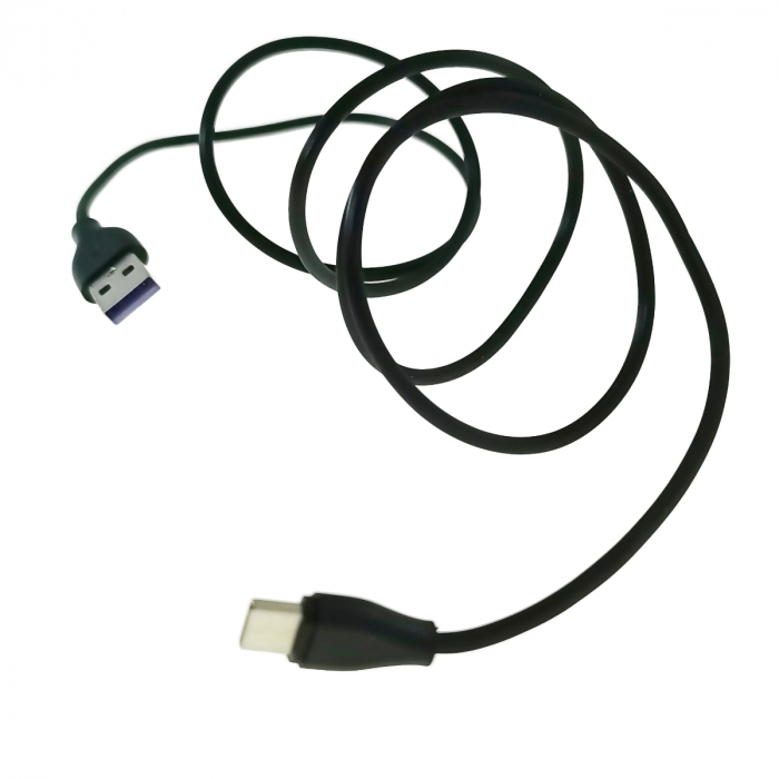 Cablu cu conectori USB-A tata la USB-C tata, 3.1A, lungime 100cm, Jellico YG-10 92130, incarcare, transfer date, negru [4]