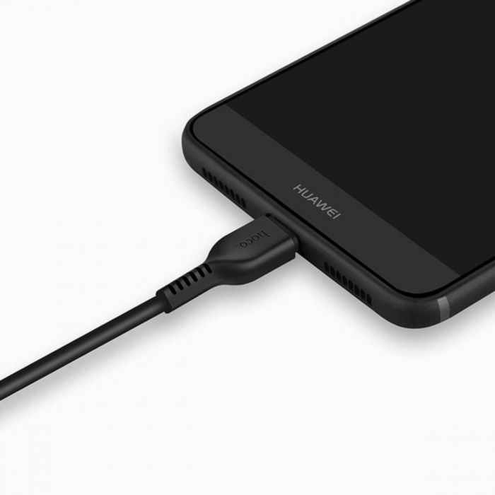 Cablu cu conectori USB tata la USB Tip C tata, HOCO X20 Exotic Radiance, 3A, lungime 1m, negru [4]