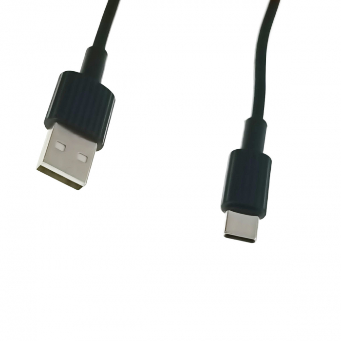 Cablu cu conectori USB tata la USB Tip C tata, XO NB156, 3A, lungime 1m, negru [2]