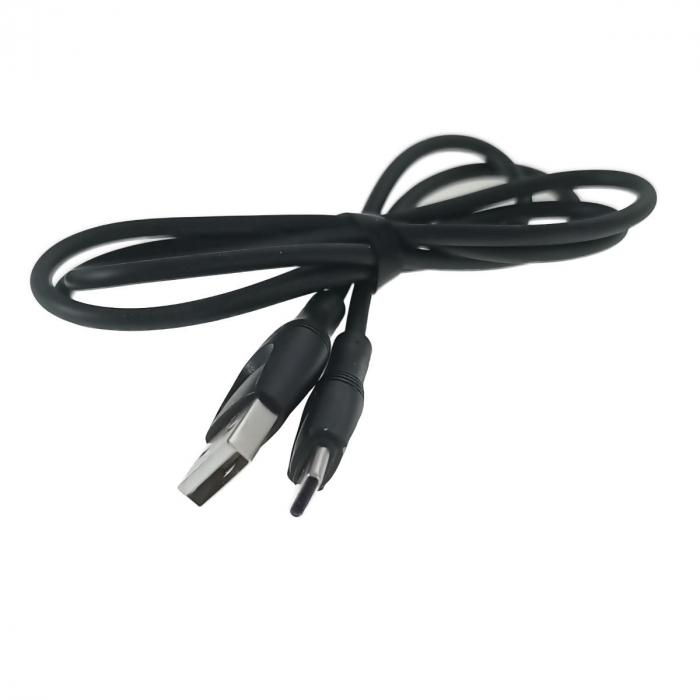 Cablu cu conectori USB tata la USB Tip C tata, XO NB238, 2.4 A, lungime 1m, negru [3]
