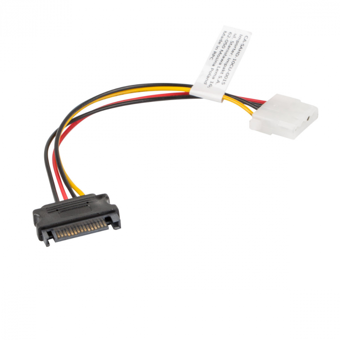 Cablu de conectare , Lanberg , SATA tata ->MOLEX mama , 0.15 m [2]