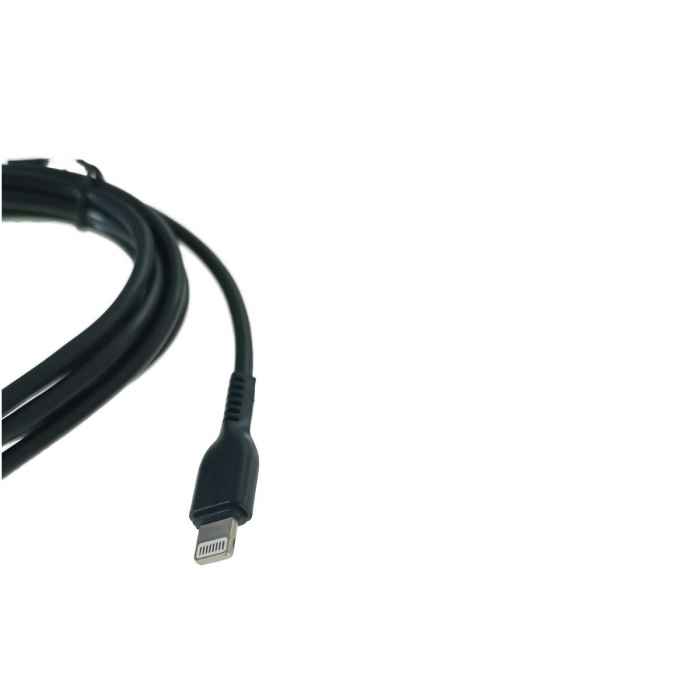 Cablu de date si alimentare, Hoco X20, 2.4 A, conector USB la compatibil tip lightning tata, lungime 200 cm, negru [2]