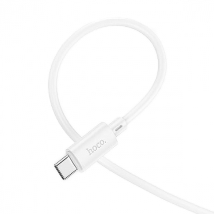 Cablu de date si alimentare premium, PD60W, conectori USB Tip C tata la USB Tip C tata, HOCO X88, lungime 100 cm, Alb [2]