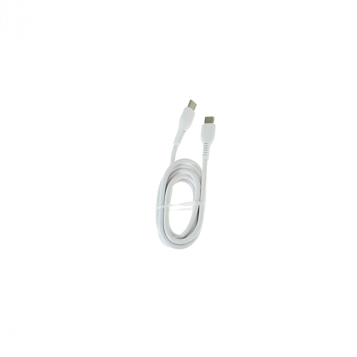 Cablu de date si alimentare premium, PD60W, conectori USB Tip C tata la USB Tip C tata, Jellico KDS-30, lungime 100 cm, Alb [5]