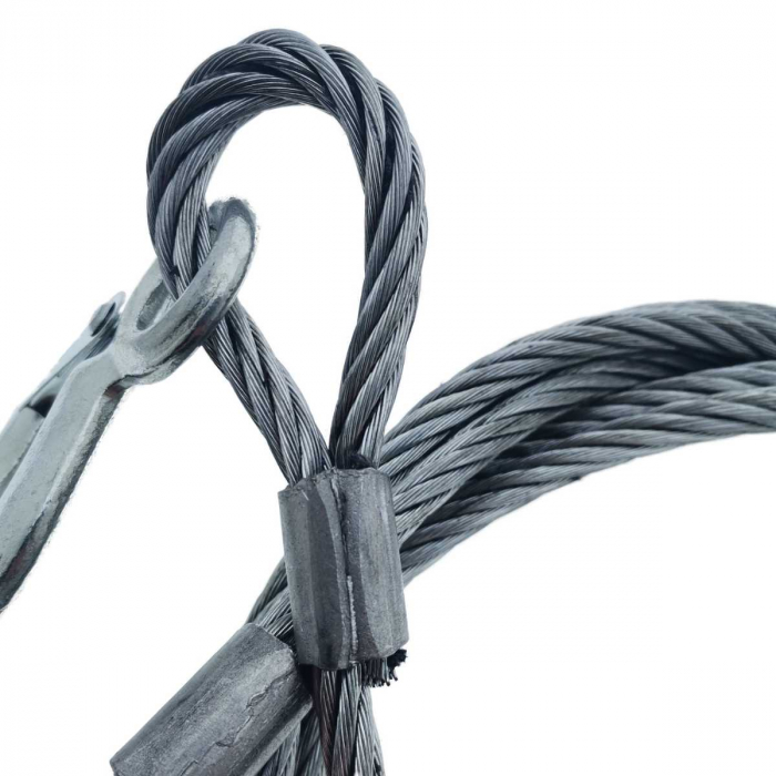 Cablu de remorcare si tractare, lungime 4m, grosime 12mm, sarcina maxima 5 T [4]