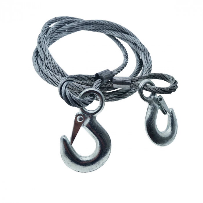 Cablu de remorcare si tractare, lungime 4m, grosime 12mm, sarcina maxima 5 T [3]