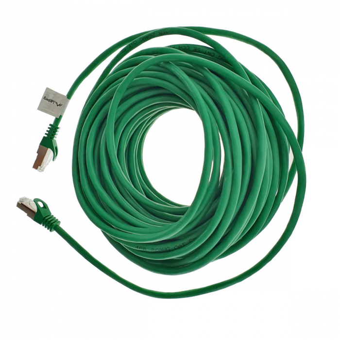 Cablu Lanberg Patchcord RJ45 cat. 5e FTP 20m green [4]