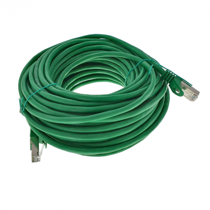 Cablu Lanberg Patchcord RJ45 cat. 5e FTP 20m green [5]