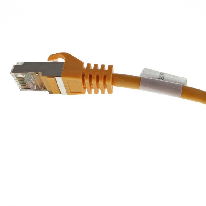 Cablu ecranat FTP, Lanberg 42796 cat.5e, mufat 2xRJ45, lungime 30m, AWG 26, 100 MHz, de legatura retea, ethernet, portocaliu [3]