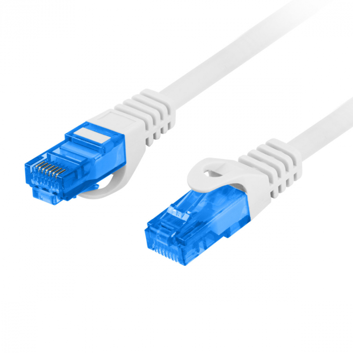 Cablu ecranat S / FTP, Lanberg 42703, cat.6A, lungime 5m, AWG 26,500 MHz, LSZH, mufa 2xRJ45, ethernet, Gri [2]