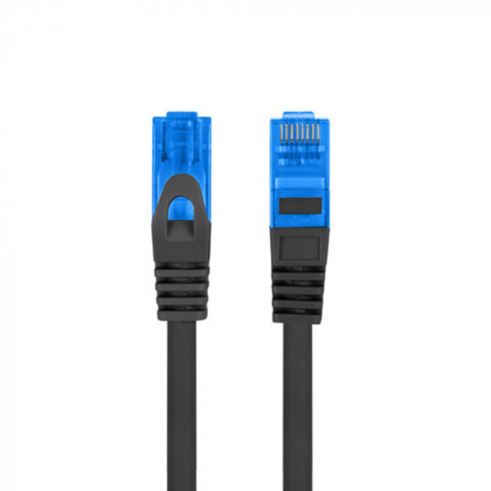 Cablu ecranat S / FTP, Lanberg 42715, cat6A, mufat 2xRJ45, lungime 10 m, AWG 26, 500 MHz, LSZH, de legatura retea, ethernet, negru [2]