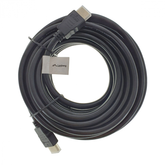 Cablu HDMI, Lanberg, 10 m, Negru [2]