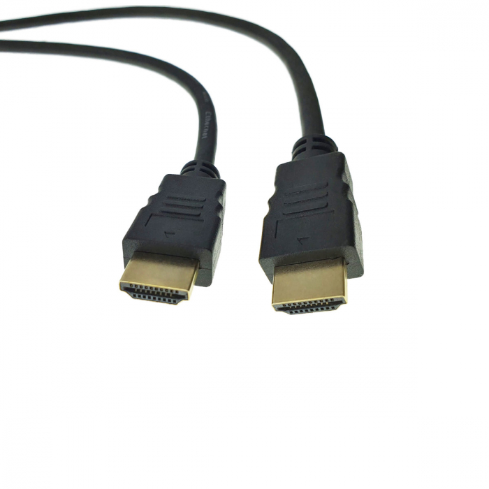 Cablu HDMI tata-tata, cu ethernet, 4K, v1.4, High Speed, HEC, HARC, 19p-19p, 1.5m, negru [3]