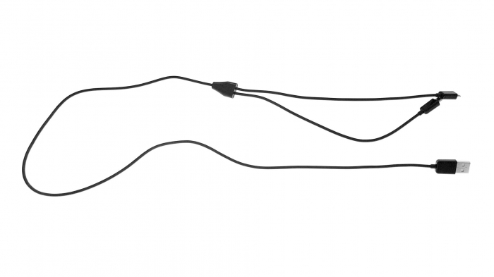 Cablu incarcare USB la 2x microUSB, 1m - CIU2MU [4]