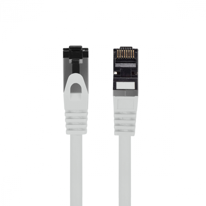 Cablu internet CAT 8.1 S/FTP LSZH, lungime 5m, Lanberg 43794, mufat 2xRJ45, material conductor cupru, gri [1]