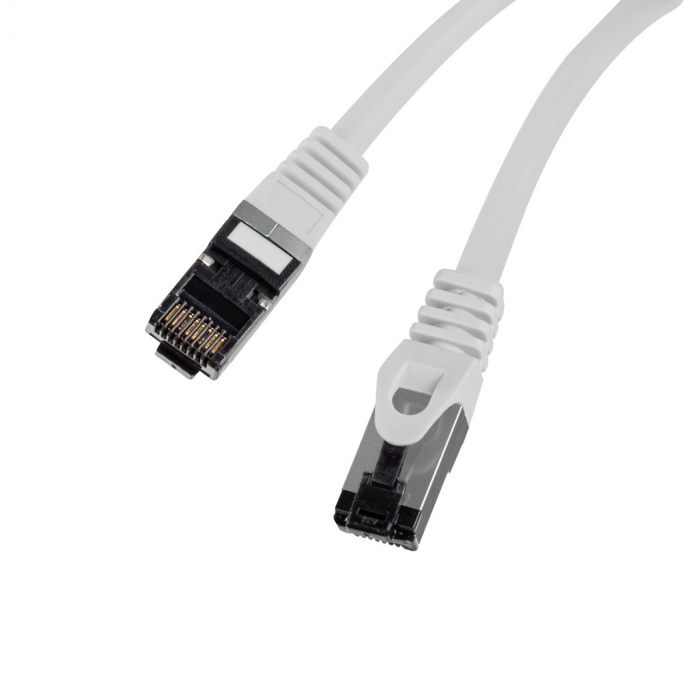 Cablu internet CAT 8.1 S/FTP LSZH, lungime 5m, Lanberg 43794, mufat 2xRJ45, material conductor cupru, gri [2]