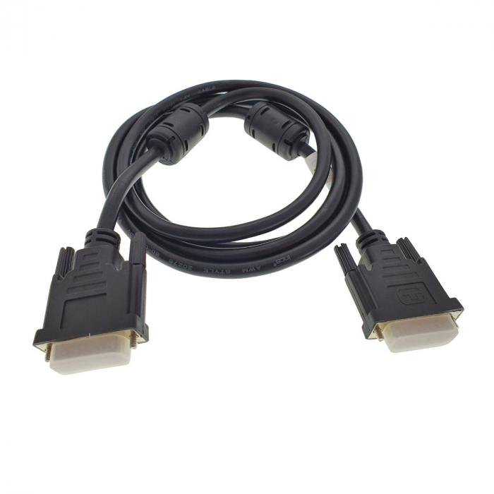 Cablu Lanberg 41340, DVI-D (18+1) Single Link tata la DVI-D (18+1) Single Link tata, 1.8m, rezolutie 1440p QHD [4]