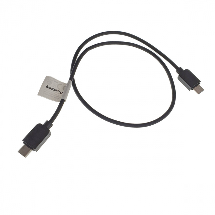 Cablu de conectare , Lanberg , USB 2.0 C tata/USB 2.0 C tata , 0.5m , negru [4]