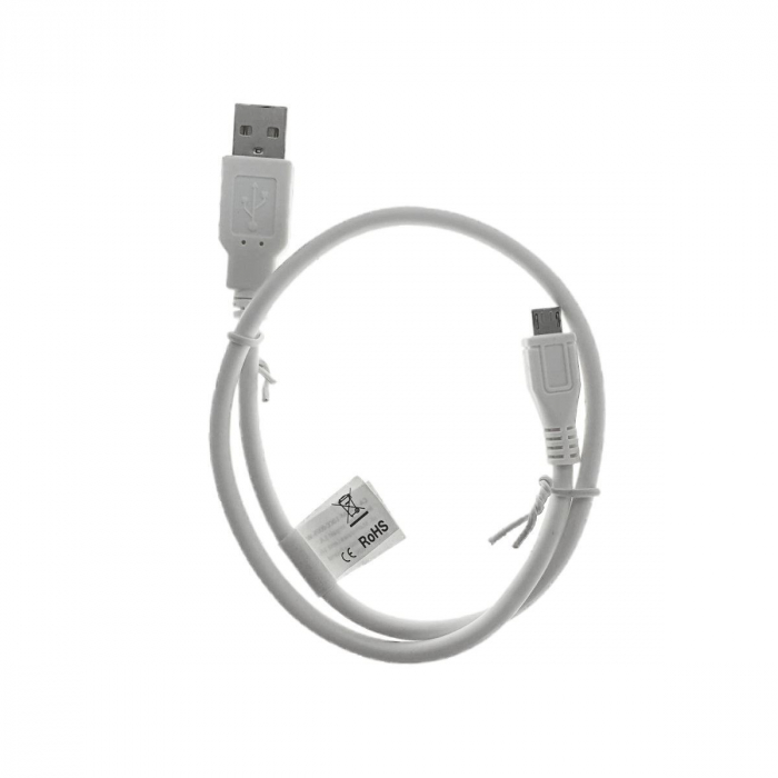 Cablu Lanberg, USB 2.0 tata la micro USB tata,50cm, alb [3]