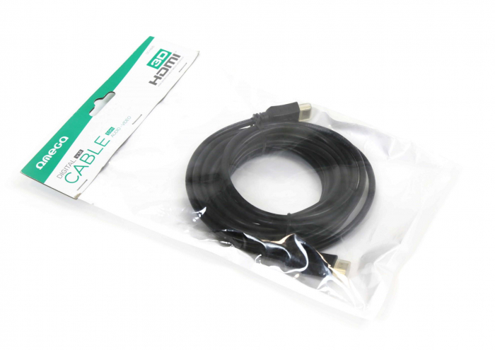 Cablu HDMI-HDMI Bulk Omega, 4K, 1.4, Gold-Plated, 1.5 m [4]