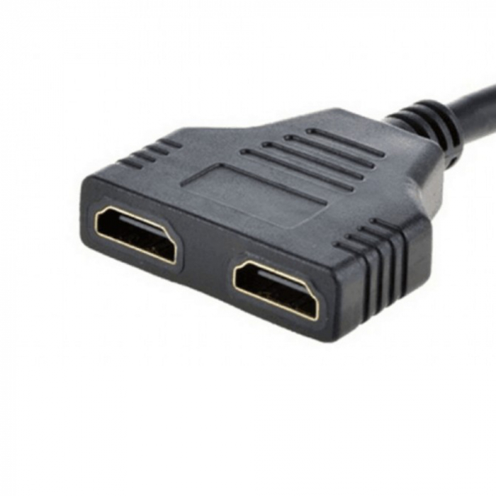 Adaptor, Gembird, HDMI A tata / 2x HDMI A mama, negru [3]