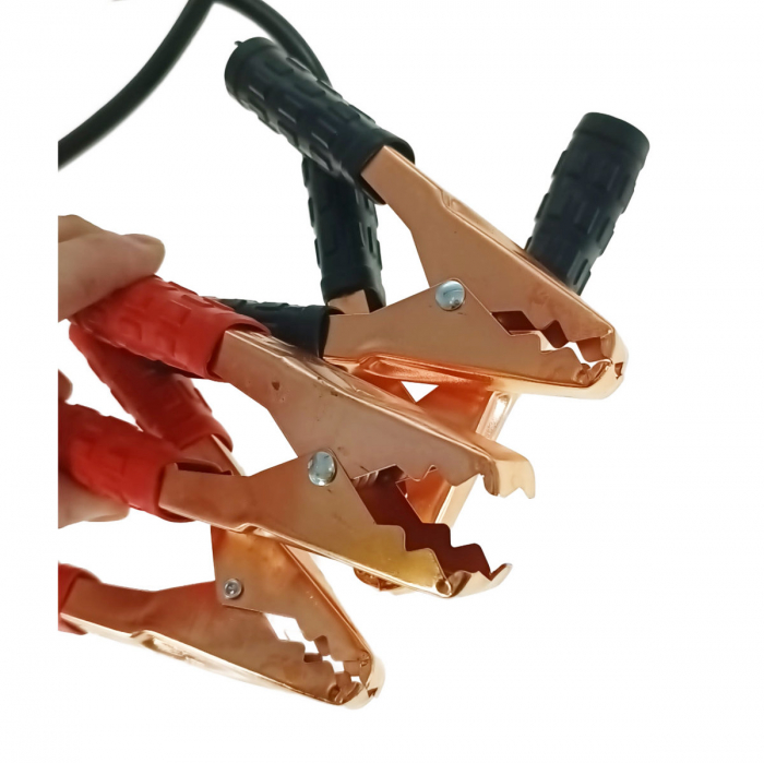 Set 2 cabluri auto, transfer curent, 500A Booster Cable, lungime 2.2 m, 12-24V, izolate, cu geanta depozitare [4]
