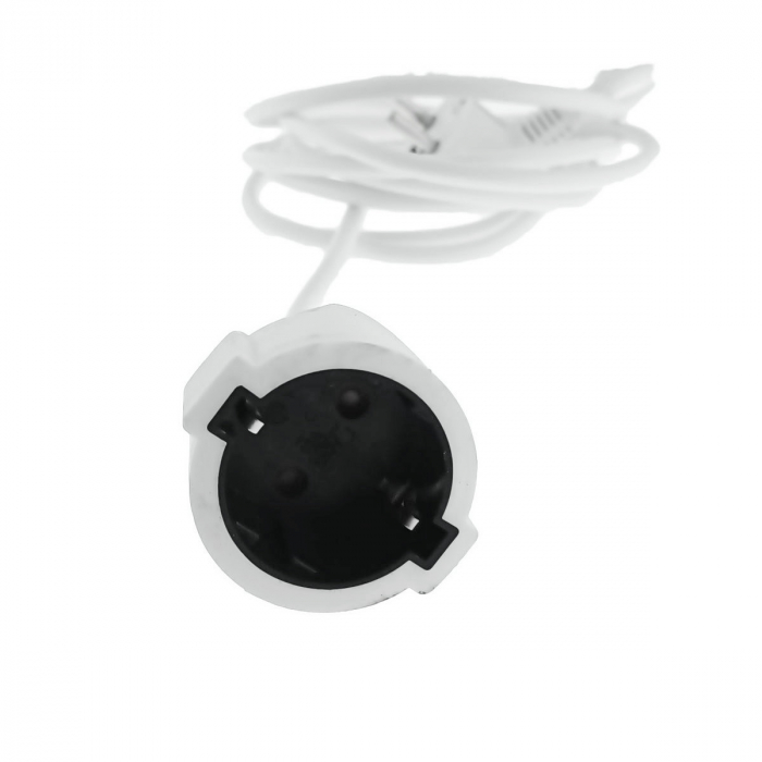 Cablu prelungitor, lungime 3m, IP44, cu stecher si cupla cu impamantare, 16A/250V, alb [3]
